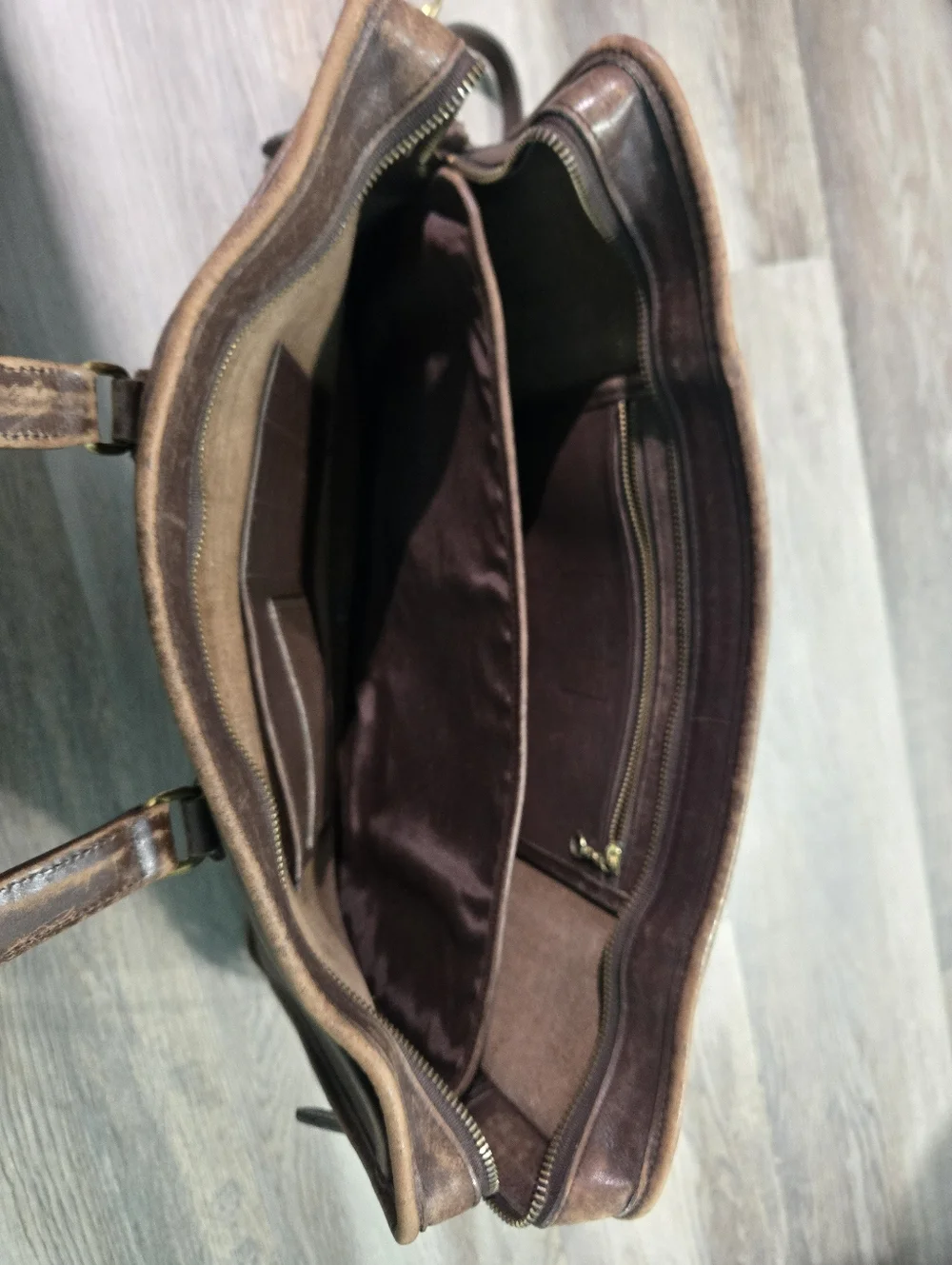 Vintage 1998 Coach Embassy Briefcase 5296 Brown Leather Laptop Bag - Made in USA